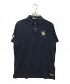 POLO RALPH LAUREN×NEW YORK YANKEESポロ・ラルフローレン×ニューヨークヤンキース）の古着「ポロシャツ」｜ネイビー