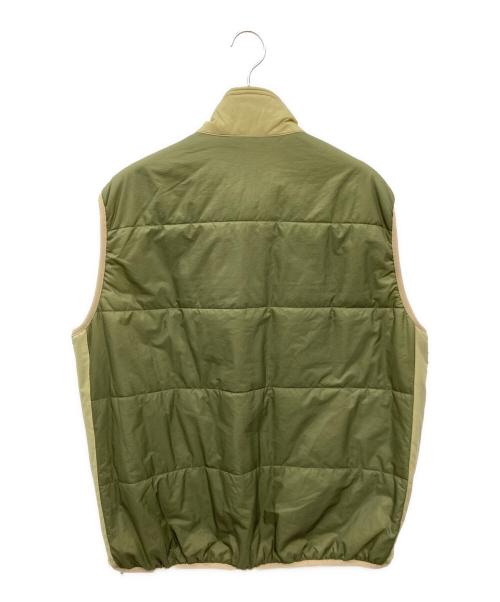 DAIWA PIER39（ダイワ ピア39）DAIWA PIER39 (ダイワ ピア39) TECH REVERSIBLE PULLOVER PUFF VEST ベージュ×オリーブ サイズ:FREEの古着・服飾アイテム