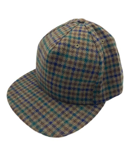 SUPREME（シュプリーム）Supreme (シュプリーム) Tweed Back Arc 5-Panel Cap ブラウンの古着・服飾アイテム