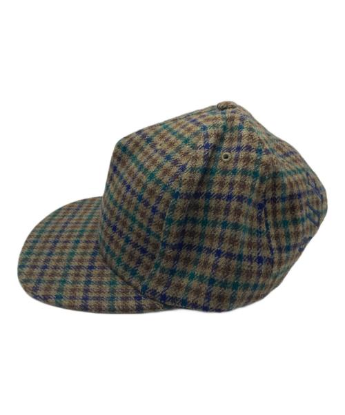 SUPREME（シュプリーム）Supreme (シュプリーム) Tweed Back Arc 5-Panel Cap ブラウンの古着・服飾アイテム