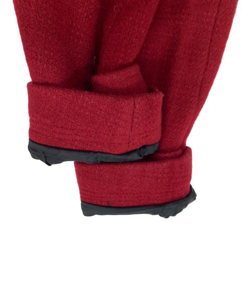 BURBERRY BLACK LABEL（バーバリーブラックレーベル）BURBERRY BLACK LABEL (バーバリーブラックレーベル) ウールPコート レッド サイズ:Mの古着・服飾アイテム