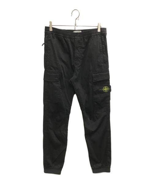STONE ISLAND（ストーンアイランド）STONE ISLAND (ストーンアイランド) カーゴジョガーパンツ ブラック サイズ:W34の古着・服飾アイテム