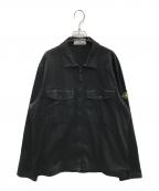 STONE ISLANDストーンアイランド）の古着「シャツブルゾン」｜ブラック