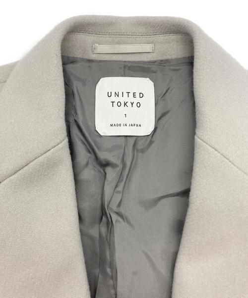UNITED TOKYO（ユナイテッドトーキョー）UNITED TOKYO (ユナイテッドトーキョー) 超撥水スーパー140Sチェスターコート グレー サイズ:1の古着・服飾アイテム