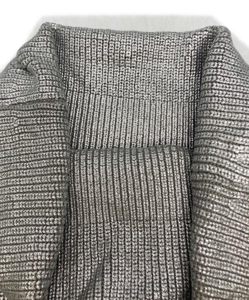 DIESEL（ディーゼル）DIESEL (ディーゼル) M-ADHUETTEニットスカート シルバー サイズ:XSの古着・服飾アイテム