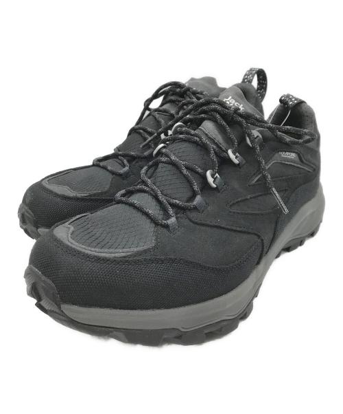 Jack Wolfskin（ジャック ウルフスキン）Jack Wolfskin (ジャック ウルフスキン) CYROX TEXAPORE LOW グレー×ブラック サイズ:UK8の古着・服飾アイテム