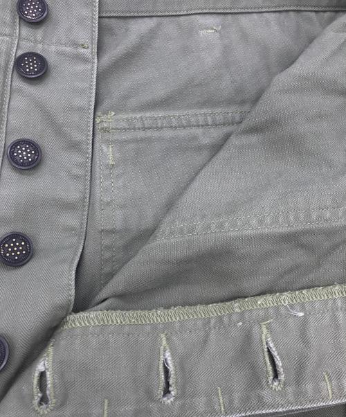 CIOTA（シオタ）CIOTA (シオタ) スビンコットン ヘリンボン ベイカーパンツ カーキ サイズ:6の古着・服飾アイテム