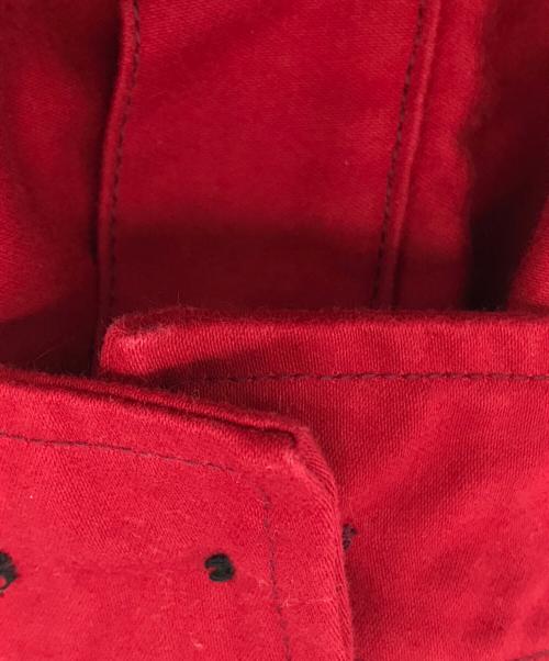 BONCOURA（ボンクラ）BONCOURA (ボンクラ) CPO SHIRT MOLESKIN RED レッド サイズ:36の古着・服飾アイテム