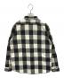 BONCOURA (ボンクラ) ネルワークシャツ ブロックチェック ホワイト×ブラック サイズ:36：8000円