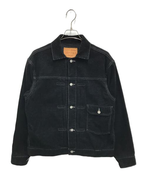 BONCOURA（ボンクラ）BONCOURA (ボンクラ) コーデュロイ トラッカージャケット ブラック サイズ:36の古着・服飾アイテム