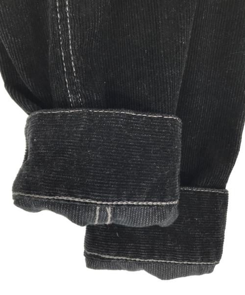 BONCOURA（ボンクラ）BONCOURA (ボンクラ) コーデュロイ トラッカージャケット ブラック サイズ:36の古着・服飾アイテム