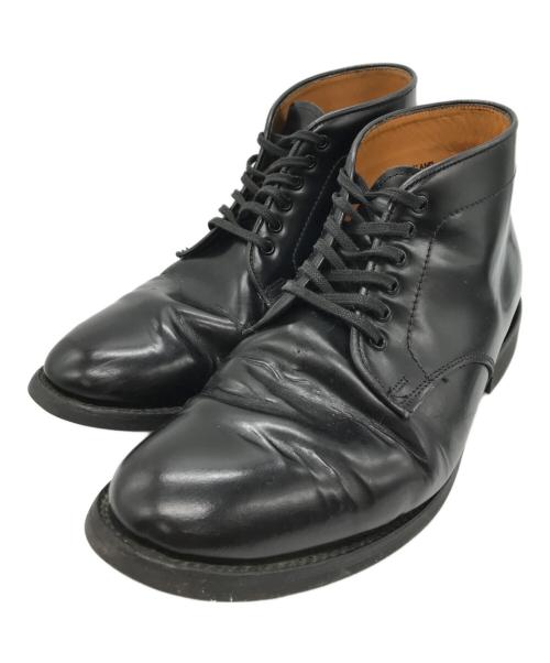 SANDERS（サンダース）SANDERS (サンダース) MILITARY DERBY BOOTS ブラック サイズ:6 1/2の古着・服飾アイテム