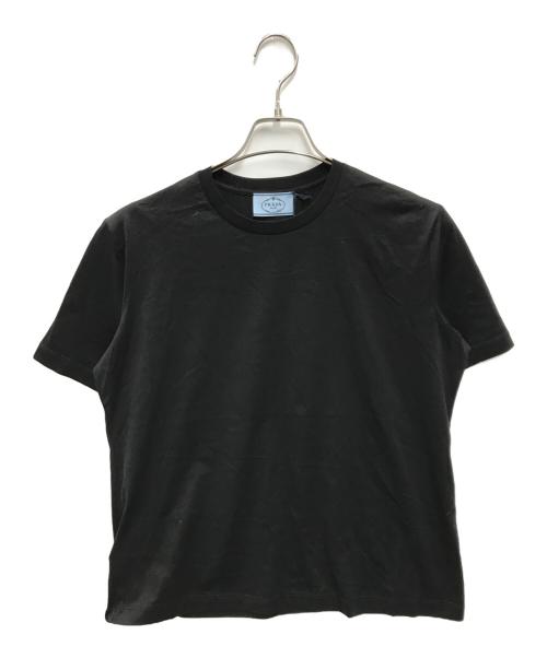 PRADA（プラダ）PRADA (プラダ) クルーネックtシャツ ブラック サイズ:XLの古着・服飾アイテム