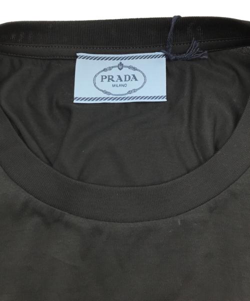 PRADA（プラダ）PRADA (プラダ) クルーネックtシャツ ブラック サイズ:XLの古着・服飾アイテム