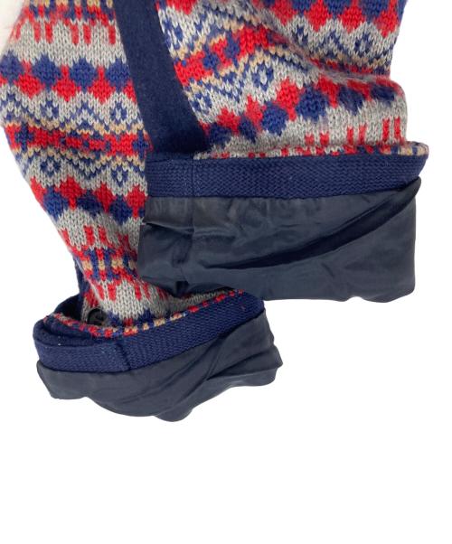 JUNYA WATANABE COMME des GARCONS（ジュンヤワタナベ コムデギャルソン）JUNYA WATANABE COMME des GARCONS ((ジュンヤワタナベ コムデギャルソン) ニットテーラードジャケット グレー×レッド サイズ:Mの古着・服飾アイテム