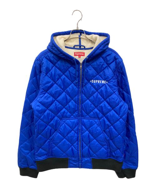 SUPREME（シュプリーム）Supreme (シュプリーム) INDEPENDENT (インディペンデント) Quilted Nylon Jacket ブルー サイズ:XLの古着・服飾アイテム