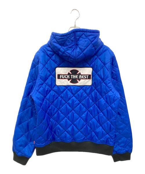 SUPREME（シュプリーム）Supreme (シュプリーム) INDEPENDENT (インディペンデント) Quilted Nylon Jacket ブルー サイズ:XLの古着・服飾アイテム