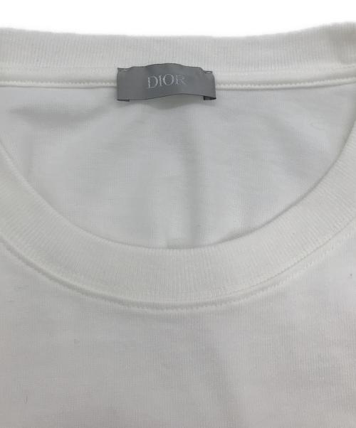 Dior（ディオール）DIOR (ディオール) DANIEL ARSHAM (ダニエル・アルシャム) プリントTシャツ ホワイト サイズ:Lの古着・服飾アイテム