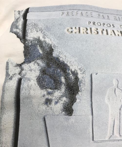 Dior（ディオール）DIOR (ディオール) DANIEL ARSHAM (ダニエル・アルシャム) プリントTシャツ ホワイト サイズ:Lの古着・服飾アイテム