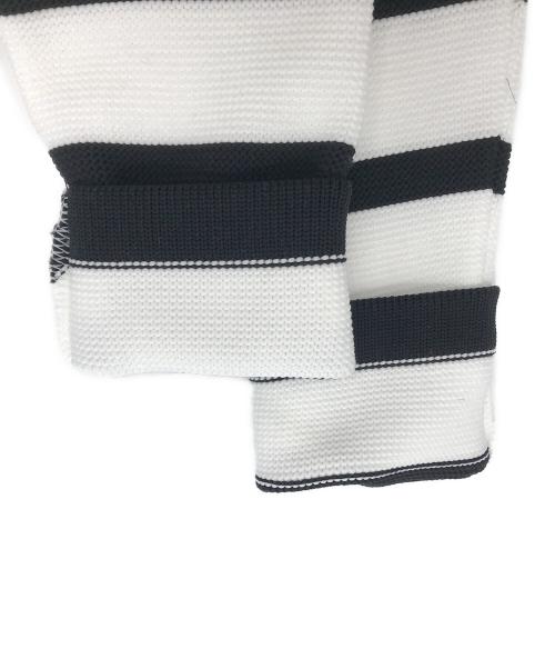 trefle+1（トレフルプラスワン）TREFLE+1 (トレフルプラスワン) セーラーカーディガン ホワイト×ブラック サイズ:FREE 未使用品の古着・服飾アイテム