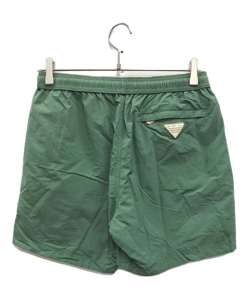 KITH（キス）KITH (キス) Columbia (コロンビア) PFG デシューツ バレー ショートパンツ ベージュ×グリーン サイズ:不明の古着・服飾アイテム