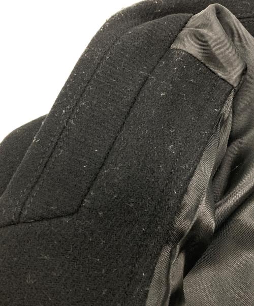 DIESEL（ディーゼル）DIESEL (ディーゼル) 袖切替チェスターコート ブラック サイズ:Mの古着・服飾アイテム