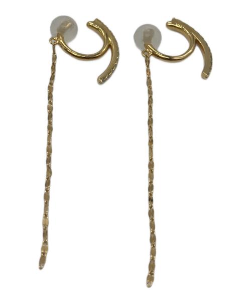 ete（エテ）ete (エテ) ビジューロングチェーンイヤリングの古着・服飾アイテム