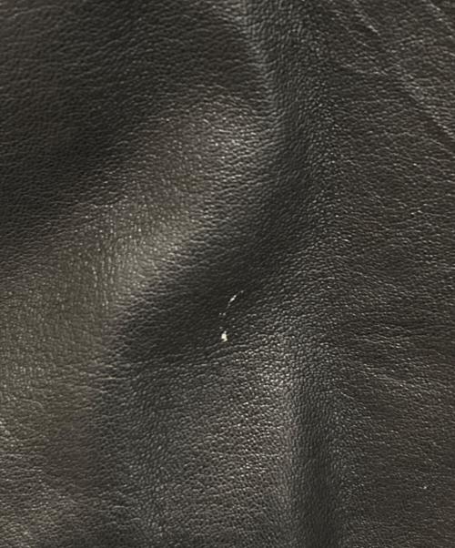 yoused（ユーズド）yoused (ユーズド) LEATHER DRIVER'S JACKET ブラック サイズ:1の古着・服飾アイテム