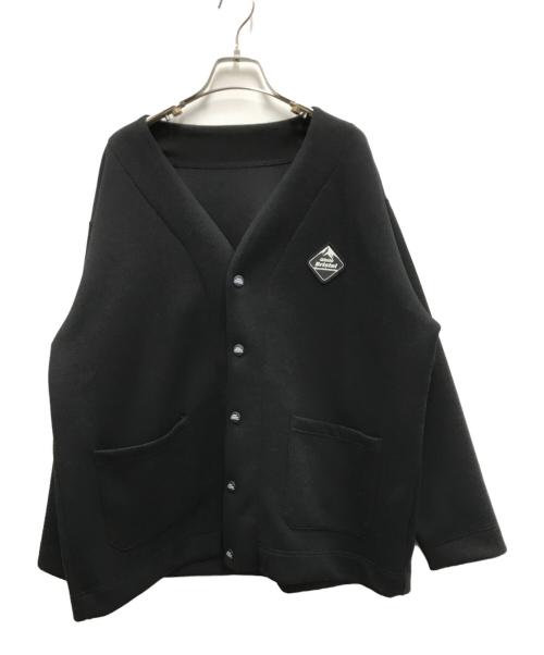 WHITE MOUNTAINEERING（ホワイトマウンテ二アニング）WHITE MOUNTAINEERING (ホワイトマウンテ二アニング) F.C.R.B. (エフシーレアルブリストル) SWEAT CARDIGAN ブラック サイズ:1の古着・服飾アイテム