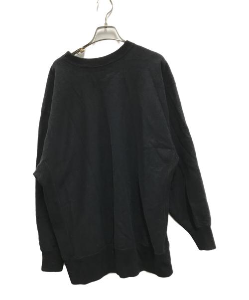DESCENDANT（ディセンダント）DESCENDANT (ディセンダント) Ron Herman (ロンハーマン) TEAM CREW NECK SWEATSHIRT ブラック サイズ:2の古着・服飾アイテム