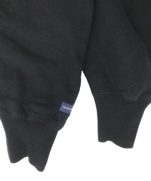 DESCENDANT（ディセンダント）DESCENDANT (ディセンダント) Ron Herman (ロンハーマン) TEAM CREW NECK SWEATSHIRT ブラック サイズ:2の古着・服飾アイテム