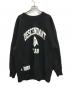 DESCENDANT（ディセンダント）の古着「TEAM CREW NECK SWEATSHIRT」｜ブラック