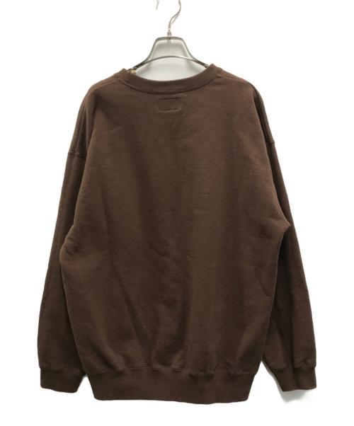 DESCENDANT（ディセンダント）DESCENDANT (ディセンダント) TEAM CREW NECK ブラウン サイズ:2の古着・服飾アイテム