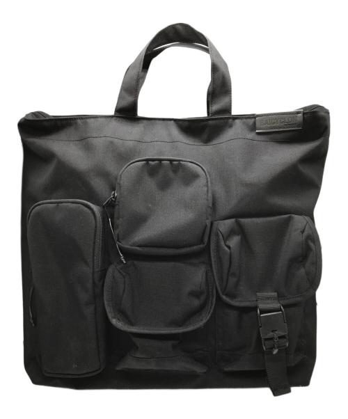 BAICYCLON by Bagjack（バイシクロンバイバッグジャック）BAICYCLON by bagjack (バイシクロンバイバッグジャック) MULTI POCKETS 2WAY TOTE ブラックの古着・服飾アイテム