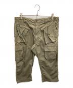 Engineered Garments×FREAK'S STOREエンジニアドガーメンツ×フリークスストア）の古着「クロップドカーゴパンツ」｜カーキ