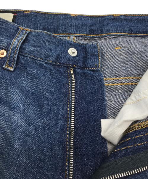 GUCCI（グッチ）GUCCI (グッチ) ワイドデニムパンツ インディゴ サイズ:W23の古着・服飾アイテム