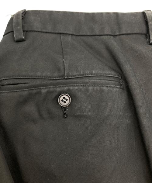 LECHOPPE（レショップ）LECHOPPE (レショップ) TWO TUCK Cotton Pants ブラック サイズ:1の古着・服飾アイテム