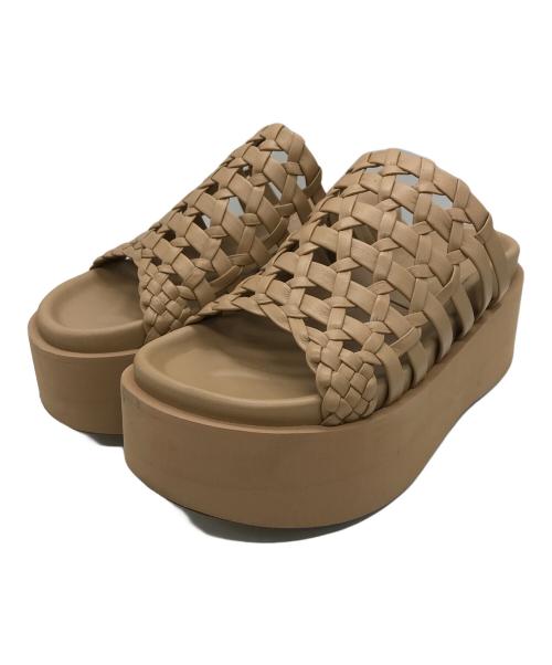 PALOMA BARCELO（パロマバルセロ）PALOMA BARCELO (パロマバルセロ) セレンスリッパ ヘーゼルナッツ ベージュ サイズ:SIZE 37の古着・服飾アイテム