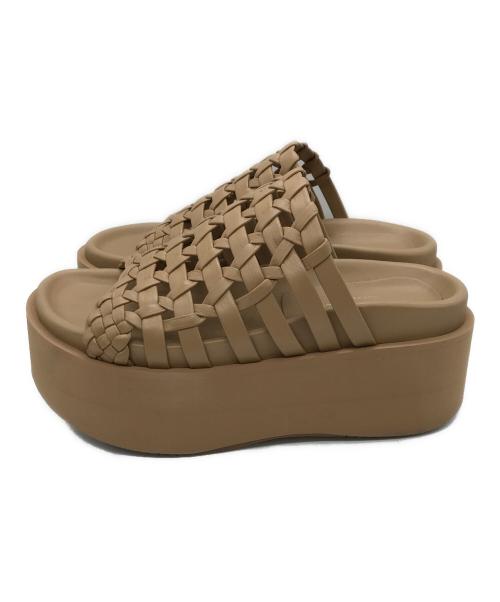 PALOMA BARCELO（パロマバルセロ）PALOMA BARCELO (パロマバルセロ) セレンスリッパ ヘーゼルナッツ ベージュ サイズ:SIZE 37の古着・服飾アイテム