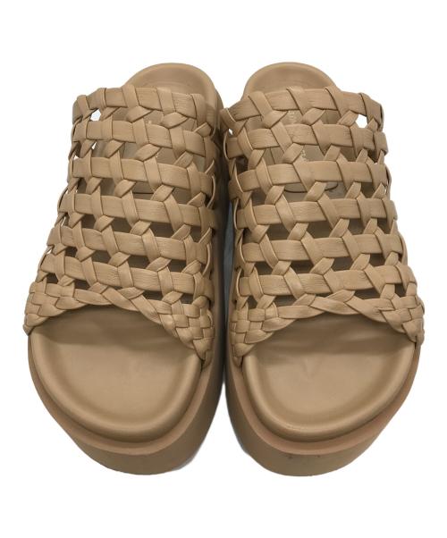 PALOMA BARCELO（パロマバルセロ）PALOMA BARCELO (パロマバルセロ) セレンスリッパ ヘーゼルナッツ ベージュ サイズ:SIZE 37の古着・服飾アイテム