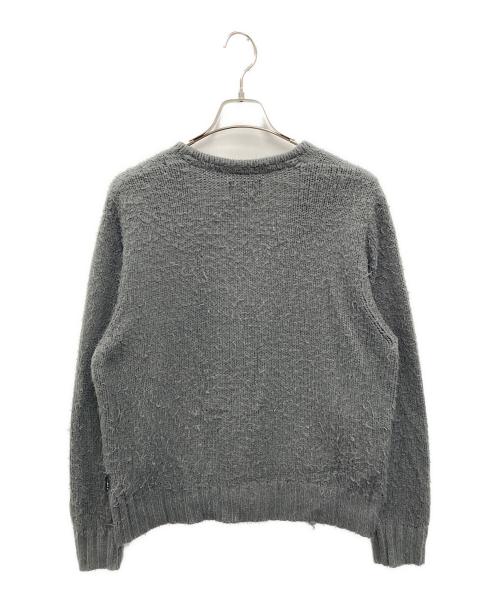 stussy（ステューシー）stussy (ステューシー) Brushed Cardigan グレー サイズ:Mの古着・服飾アイテム