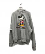 DISNEY×GUCCIディズニー×グッチ）の古着「Cotton Hoodie」｜グレー