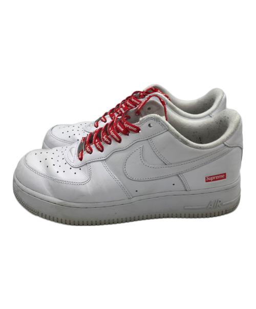 NIKE（ナイキ）NIKE (ナイキ) Supreme (シュプリーム) Air Force 1 Low ホワイト サイズ:27.5cmの古着・服飾アイテム