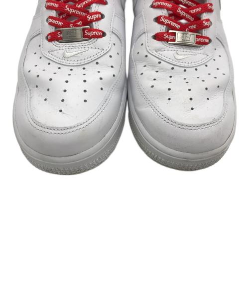 NIKE（ナイキ）NIKE (ナイキ) Supreme (シュプリーム) Air Force 1 Low ホワイト サイズ:27.5cmの古着・服飾アイテム