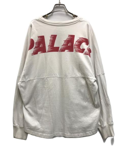 PALACE（パレス）PALACE (パレス) ロゴプリントカットソー ホワイト サイズ:XLの古着・服飾アイテム