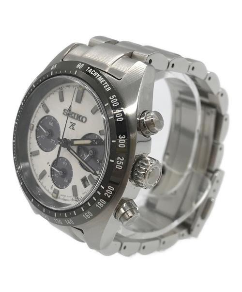 SEIKO（セイコー）SEIKO (セイコー) クロノグラフ ホワイトの古着・服飾アイテム