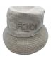 FENDI (フェンディ) ロゴバケットハット ベージュ：20000円