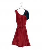 Maison MIHARA YASUHIROメゾン ミハラ ヤスヒロ）の古着「Tシャツドッキングワンピース」｜グリーン×レッド