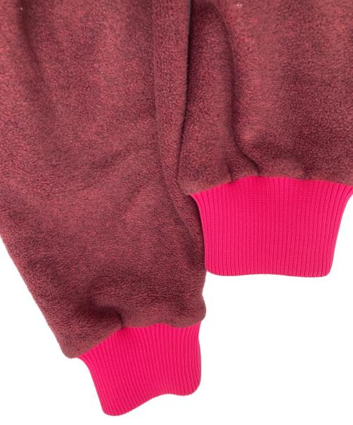 FRED PERRY（フレッドペリー）FRED PERRY (フレッドペリー) ハーフジップフリースプルオーバー ボルドー サイズ:Mの古着・服飾アイテム