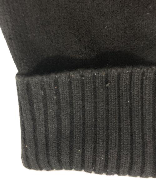 ami（アミ）ami (アミ) ハートロゴウールニット ブラック サイズ:Lの古着・服飾アイテム